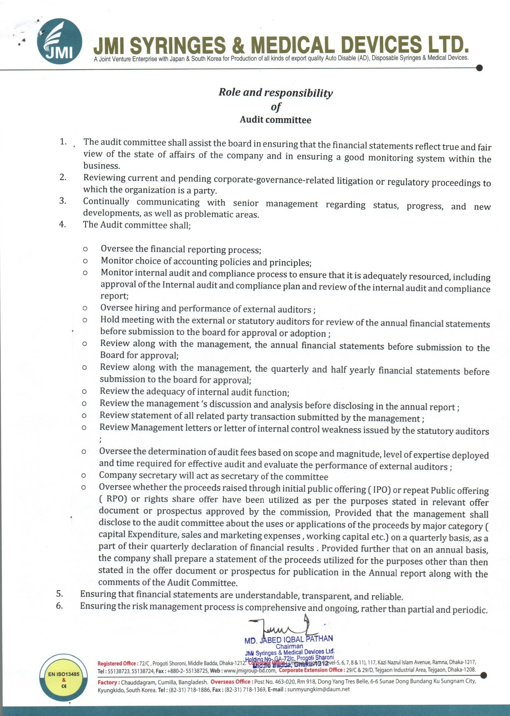 Duties Document